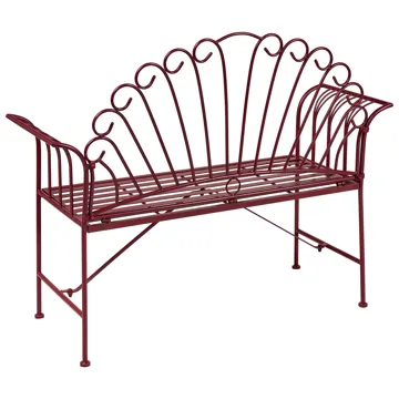 Caféssett utendørs Cavinia Jern - Rød - Hagemøbler & utemiljø - Hagegruppe - Cafemøbler & cafesett