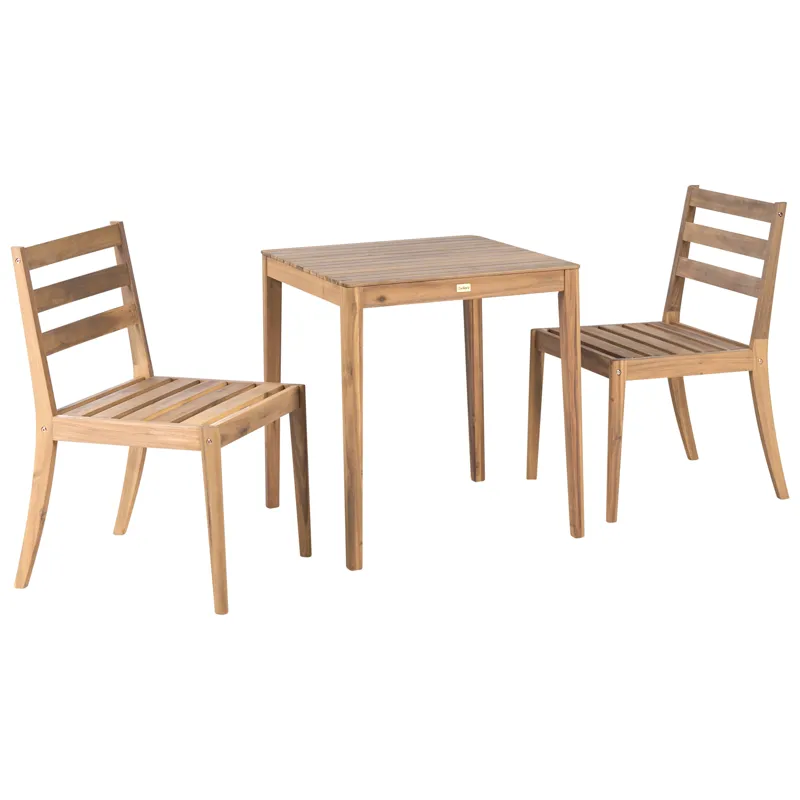 Caféssett utendørs Chioggia akasietre, Brun