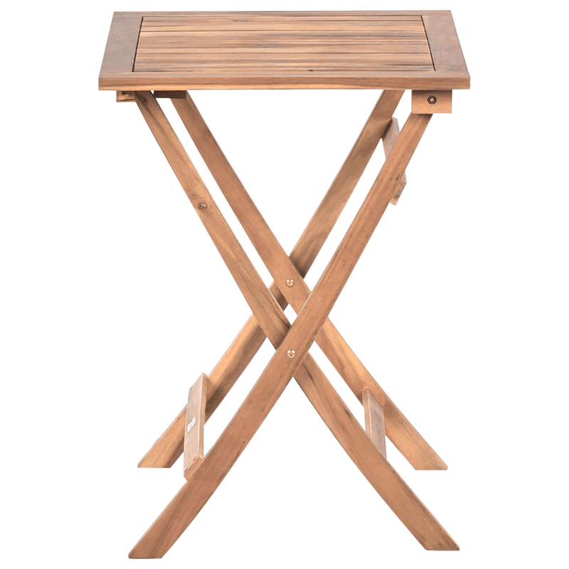 Caféssett utendørs Coniolo akasietre - Brun/svart - Hagemøbler & utemiljø - Hagegruppe - Cafemøbler & cafesett