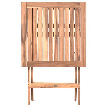 Caféssett utendørs Coniolo akasietre - Brun/svart - Hagemøbler & utemiljø - Hagegruppe - Cafemøbler & cafesett