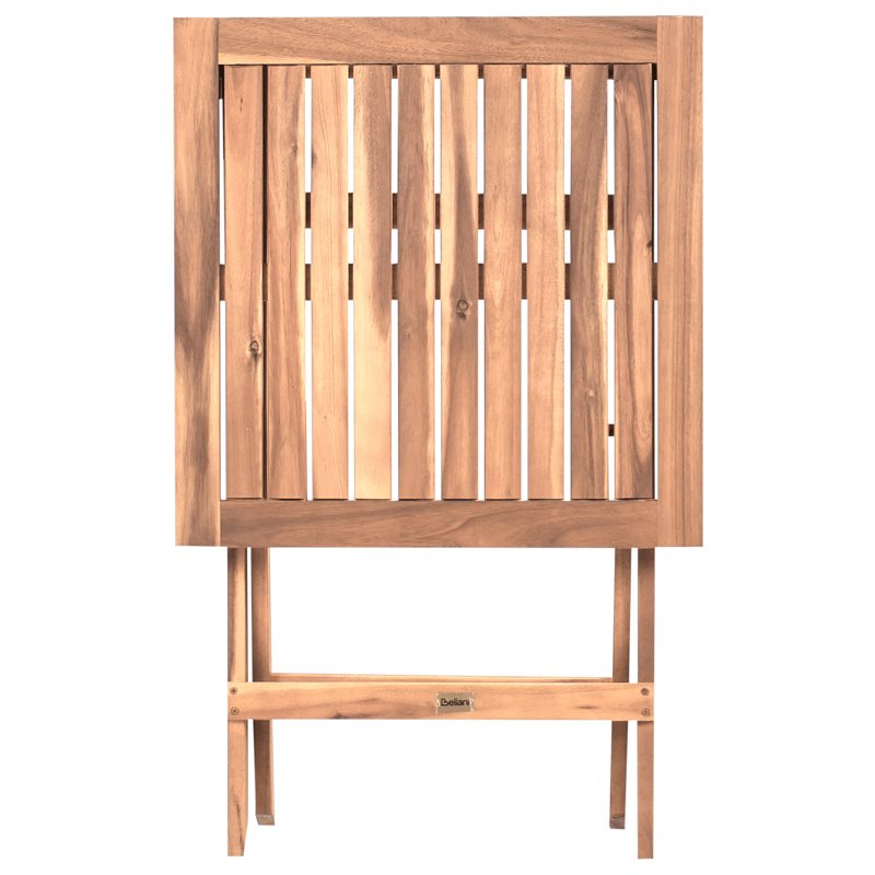 Caféssett utendørs Coniolo akasietre - Brun/svart - Hagemøbler & utemiljø - Hagegruppe - Cafemøbler & cafesett