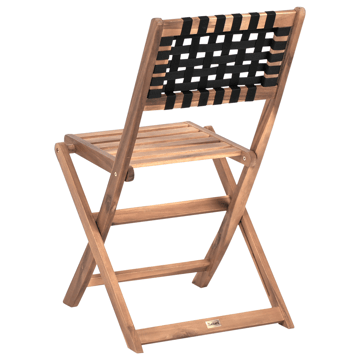 Caféssett utendørs Coniolo akasietre - Brun/svart - Hagemøbler & utemiljø - Hagegruppe - Cafemøbler & cafesett