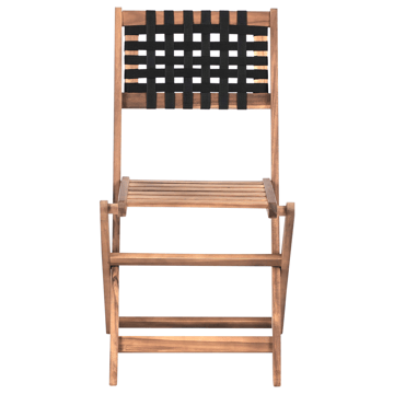 Caféssett utendørs Coniolo akasietre - Brun/svart - Hagemøbler & utemiljø - Hagegruppe - Cafemøbler & cafesett