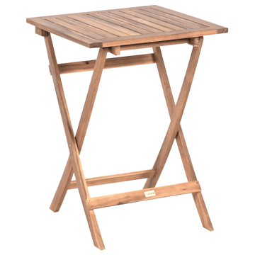 Caféssett utendørs Coniolo akasietre - Brun/svart - Hagemøbler & utemiljø - Hagegruppe - Cafemøbler & cafesett