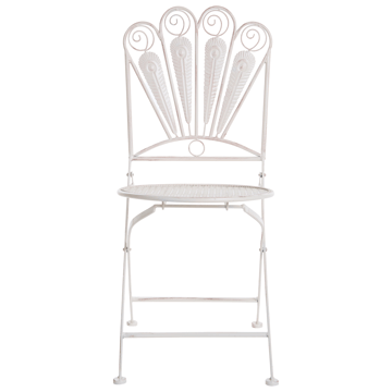 Caféssett utendørs med benk Pavia Jern - Hvit - Hagemøbler & utemiljø - Hagegruppe - Cafemøbler & cafesett