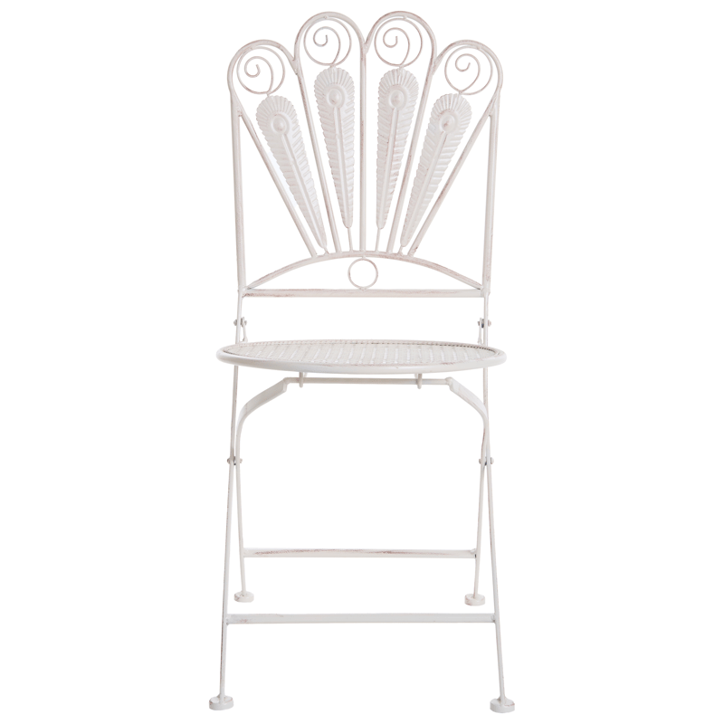 Caféssett utendørs med benk Pavia Jern - Hvit - Hagemøbler & utemiljø - Hagegruppe - Cafemøbler & cafesett