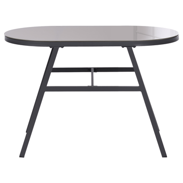 Caféssett utendørs Muros Stål - Grå/Beige - Hagemøbler & utemiljø - Hagegruppe - Cafemøbler & cafesett