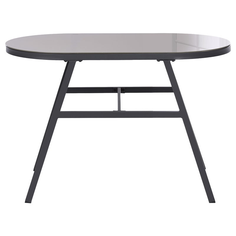 Caféssett utendørs Muros Stål - Grå/Beige - Hagemøbler & utemiljø - Hagegruppe - Cafemøbler & cafesett