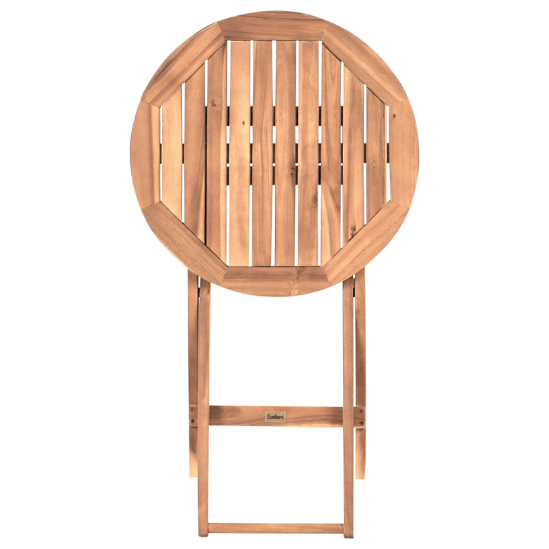 Caféssett utendørs Rivarotta akasietre - Brun/svart - Hagemøbler & utemiljø - Hagegruppe - Cafemøbler & cafesett