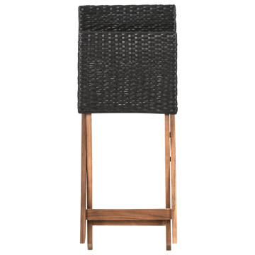 Caféssett utendørs Rivarotta akasietre - Brun/svart - Hagemøbler & utemiljø - Hagegruppe - Cafemøbler & cafesett