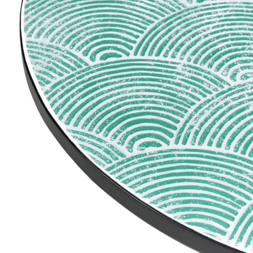 Caféssett utendørs sammenleggbar Anapo Jern - svart/grønn - Hagemøbler & utemiljø - Hagegruppe - Cafemøbler & cafesett