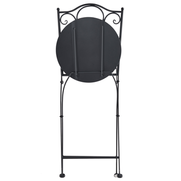 Caféssett utendørs sammenleggbar Anapo Jern - svart/grønn - Hagemøbler & utemiljø - Hagegruppe - Cafemøbler & cafesett