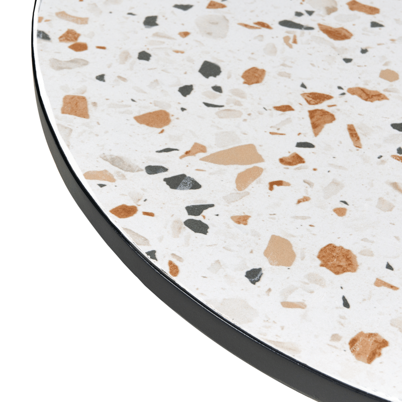 Caféssett utendørs sammenleggbar Artena Jern - Svart/Hvit - Hagemøbler & utemiljø - Hagegruppe - Cafemøbler & cafesett