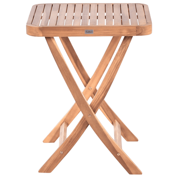 Caféssett utendørs sammenleggbar Calciano akasietre - Brun/beige - Hagemøbler & utemiljø - Hagegruppe - Cafemøbler & cafesett