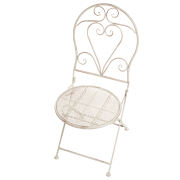 Caféssett utendørs sammenleggbar Folelli Jern - Beige - Hagemøbler & utemiljø - Hagegruppe - Cafemøbler & cafesett