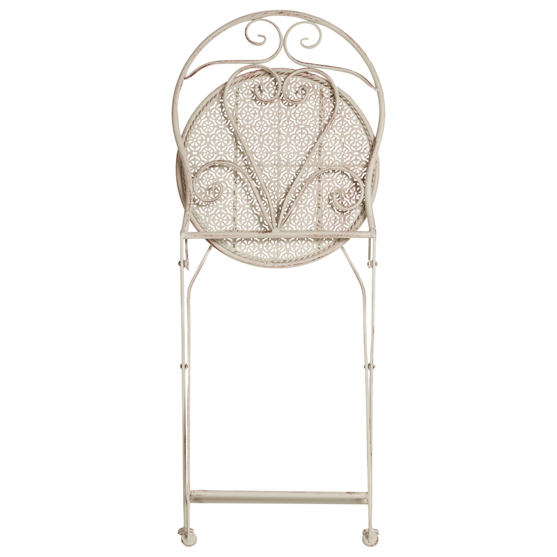 Caféssett utendørs sammenleggbar Folelli Jern - Beige - Hagemøbler & utemiljø - Hagegruppe - Cafemøbler & cafesett