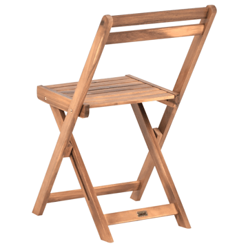 Caféssett utendørs sammenleggbar Sacile akasietre - Brun - Hagemøbler & utemiljø - Hagegruppe - Cafemøbler & cafesett