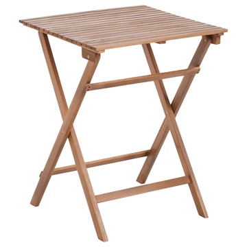 Caféssett utendørs sammenleggbar Solarolo akasietre - Brun - Hagemøbler & utemiljø - Hagegruppe - Cafemøbler & cafesett