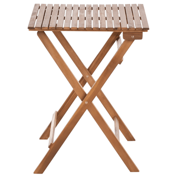 Caféssett utendørs sammenleggbar Solarolo akasietre - Brun - Hagemøbler & utemiljø - Hagegruppe - Cafemøbler & cafesett