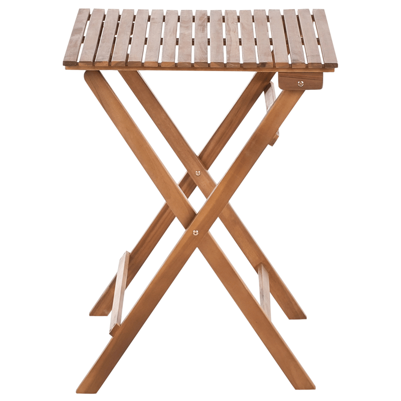 Caféssett utendørs sammenleggbar Solarolo akasietre - Brun - Hagemøbler & utemiljø - Hagegruppe - Cafemøbler & cafesett