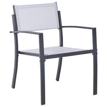 Caféssett utendørs Tavoleto Stål - Grå - Hagemøbler & utemiljø - Hagegruppe - Cafemøbler & cafesett