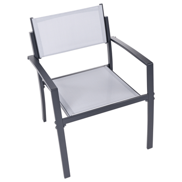 Caféssett utendørs Tavoleto Stål - Grå - Hagemøbler & utemiljø - Hagegruppe - Cafemøbler & cafesett