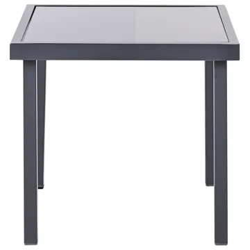 Caféssett utendørs Tavoleto Stål - Mørkegrå - Hagemøbler & utemiljø - Hagegruppe - Cafemøbler & cafesett