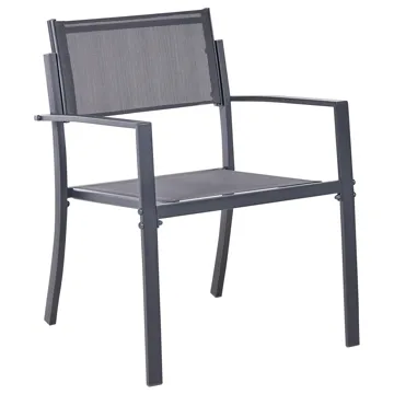 Caféssett utendørs Tavoleto Stål - Mørkegrå - Hagemøbler & utemiljø - Hagegruppe - Cafemøbler & cafesett