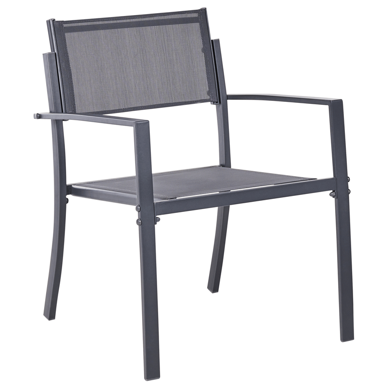 Caféssett utendørs Tavoleto Stål - Mørkegrå - Hagemøbler & utemiljø - Hagegruppe - Cafemøbler & cafesett