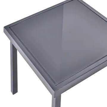 Caféssett utendørs Tavoleto Stål - Mørkegrå - Hagemøbler & utemiljø - Hagegruppe - Cafemøbler & cafesett