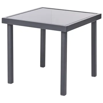 Caféssett utendørs Tavoleto Stål - Mørkegrå - Hagemøbler & utemiljø - Hagegruppe - Cafemøbler & cafesett