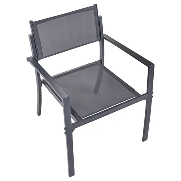 Caféssett utendørs Tavoleto Stål - Mørkegrå - Hagemøbler & utemiljø - Hagegruppe - Cafemøbler & cafesett