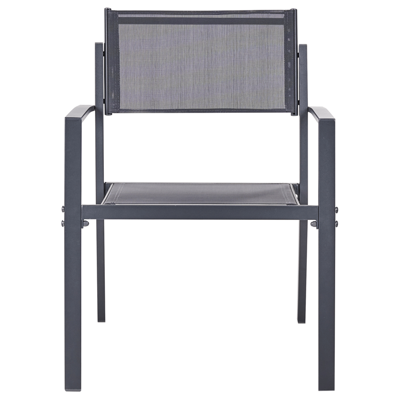 Caféssett utendørs Tavoleto Stål - Mørkegrå - Hagemøbler & utemiljø - Hagegruppe - Cafemøbler & cafesett