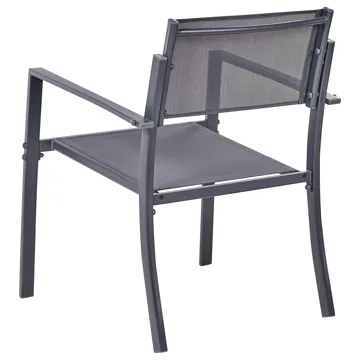 Caféssett utendørs Tavoleto Stål - Mørkegrå - Hagemøbler & utemiljø - Hagegruppe - Cafemøbler & cafesett