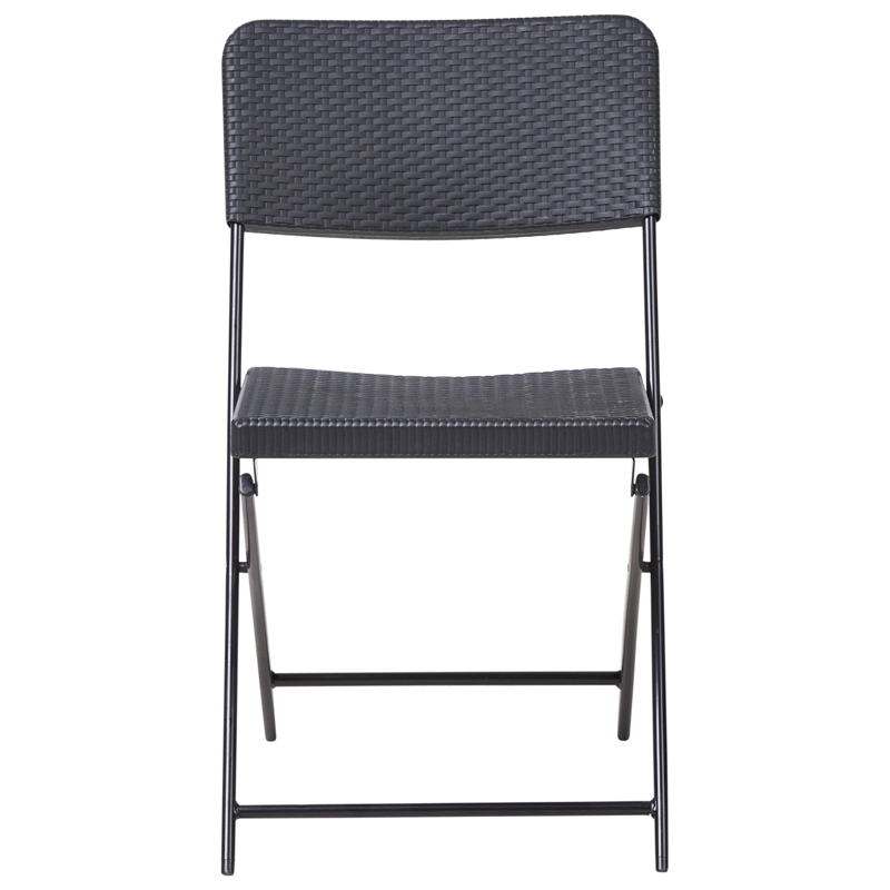 Caféssett utendørs Trappeto - Svart - Hagemøbler & utemiljø - Hagegruppe - Cafemøbler & cafesett