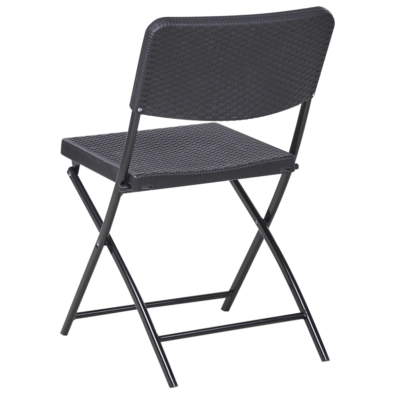 Caféssett utendørs Trappeto - Svart - Hagemøbler & utemiljø - Hagegruppe - Cafemøbler & cafesett