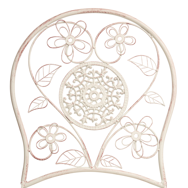 Caféssett utendørs Yaviza Jern - Beige - Hagemøbler & utemiljø - Hagegruppe - Cafemøbler & cafesett