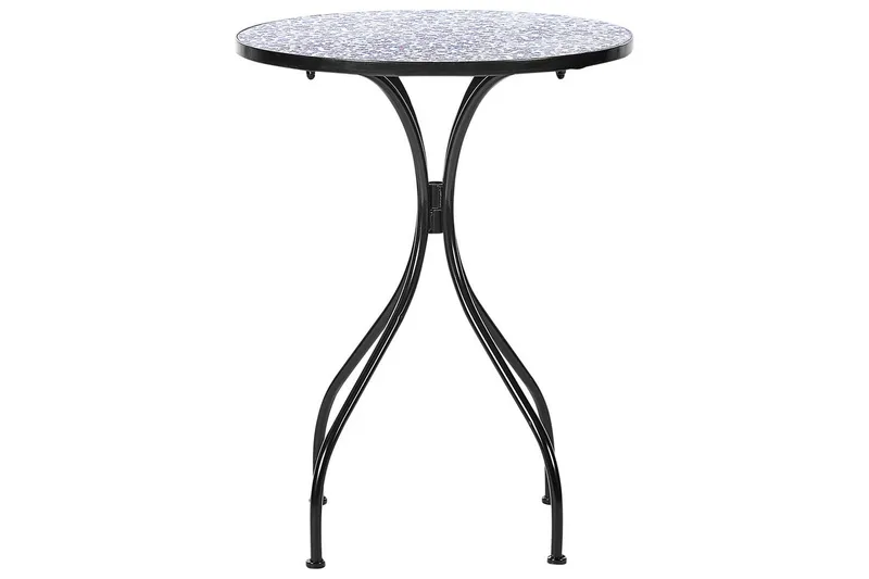 Cafeset Beliani Camprena Black - Hagemøbler & utemiljø - Hagegruppe - Cafemøbler & cafesett