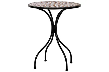 Cafeset Beliani Carpino Black - Hagemøbler & utemiljø - Hagegruppe - Cafemøbler & cafesett