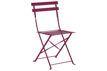 Cafeset Beliani Fiori Blå Wine red - Hagemøbler & utemiljø - Hagegruppe - Cafemøbler & cafesett