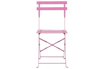 Cafeset Beliani Fiori Blå Pink - Hagemøbler & utemiljø - Hagegruppe - Cafemøbler & cafesett