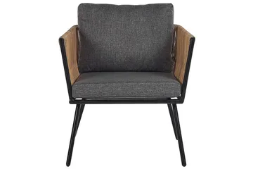 Cafeset Beliani Gargano Brun/grå Brown||Grey - Hagemøbler & utemiljø - Hagegruppe - Cafemøbler & cafesett