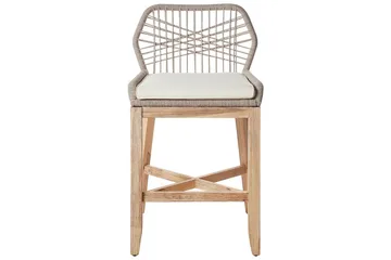 Cafeset Beliani Talamone Light wood - Hagemøbler & utemiljø - Hagegruppe - Cafemøbler & cafesett