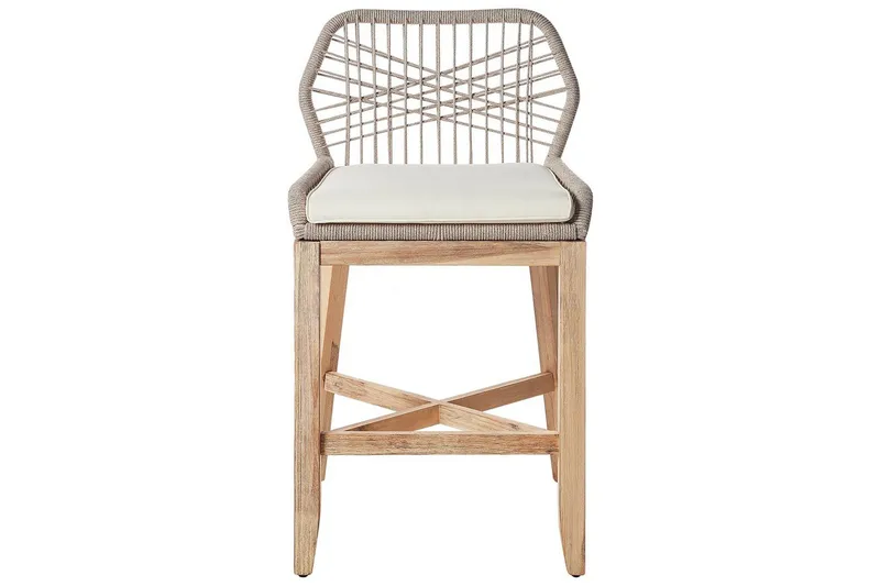 Cafeset Beliani Talamone Light wood - Hagemøbler & utemiljø - Hagegruppe - Cafemøbler & cafesett