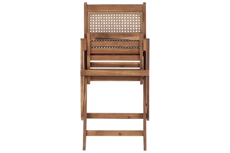 Cafeset Beliani Paraggi Light wood - Hagemøbler & utemiljø - Hagegruppe - Cafemøbler & cafesett