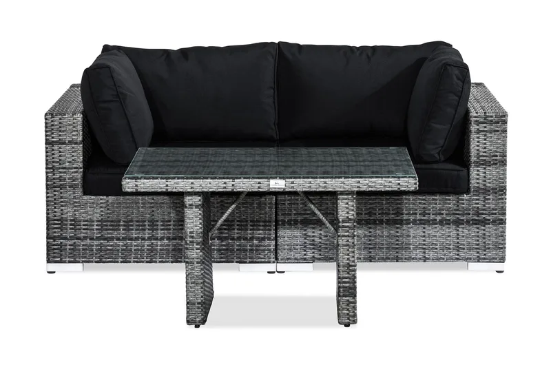 Bahamas Loungegruppe 2-seter, Grå Bord