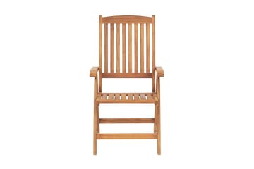 Balkongsett av bord och 2 stoler blå JAVA - Tre/natur - Hagemøbler & utemiljø - Hagegruppe - Cafemøbler & cafesett