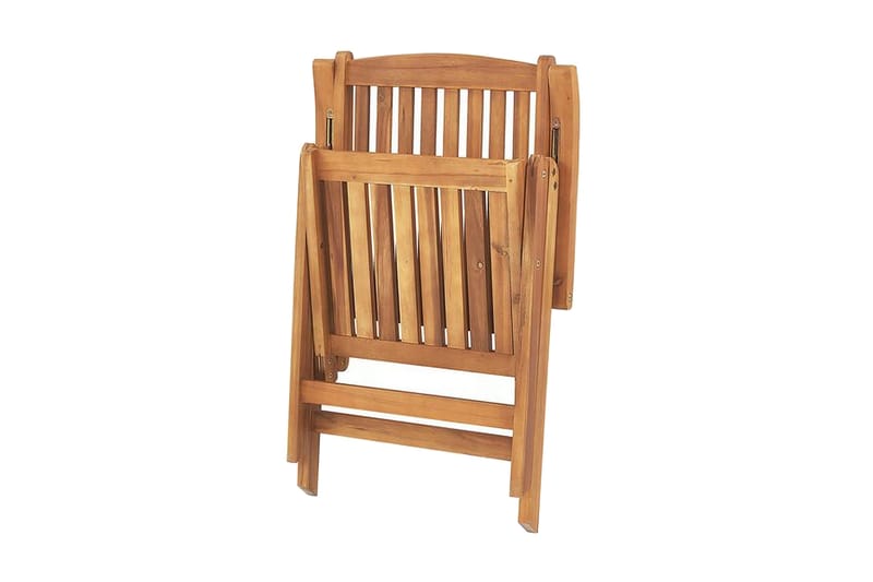 Balkongsett av bord och 2 stoler blå JAVA - Tre/natur - Hagemøbler & utemiljø - Hagegruppe - Cafemøbler & cafesett