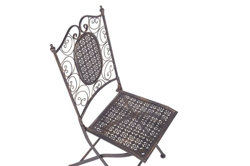 Balkongsett av bord og 2 stoler svart BORMIO - Svart - Cafemøbler & cafesett