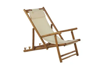 Balkongsett Hvit/ beige ATRANI / SPELLO - Beige - Hagemøbler & utemiljø - Hagegruppe - Cafemøbler & cafesett